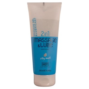 HOT - MASSAGE  GLIDE GEL 2IN1 TOCCO SETOSO 200 ML